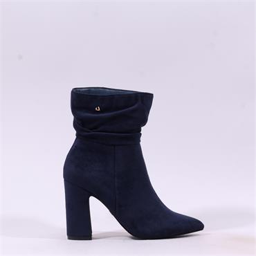 Una Healy Love Train Bunched Ankle Boot - Navy